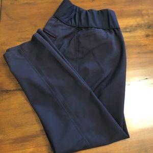 Gap Maternity Demi Panel Slim Crop Pants - Navy 0